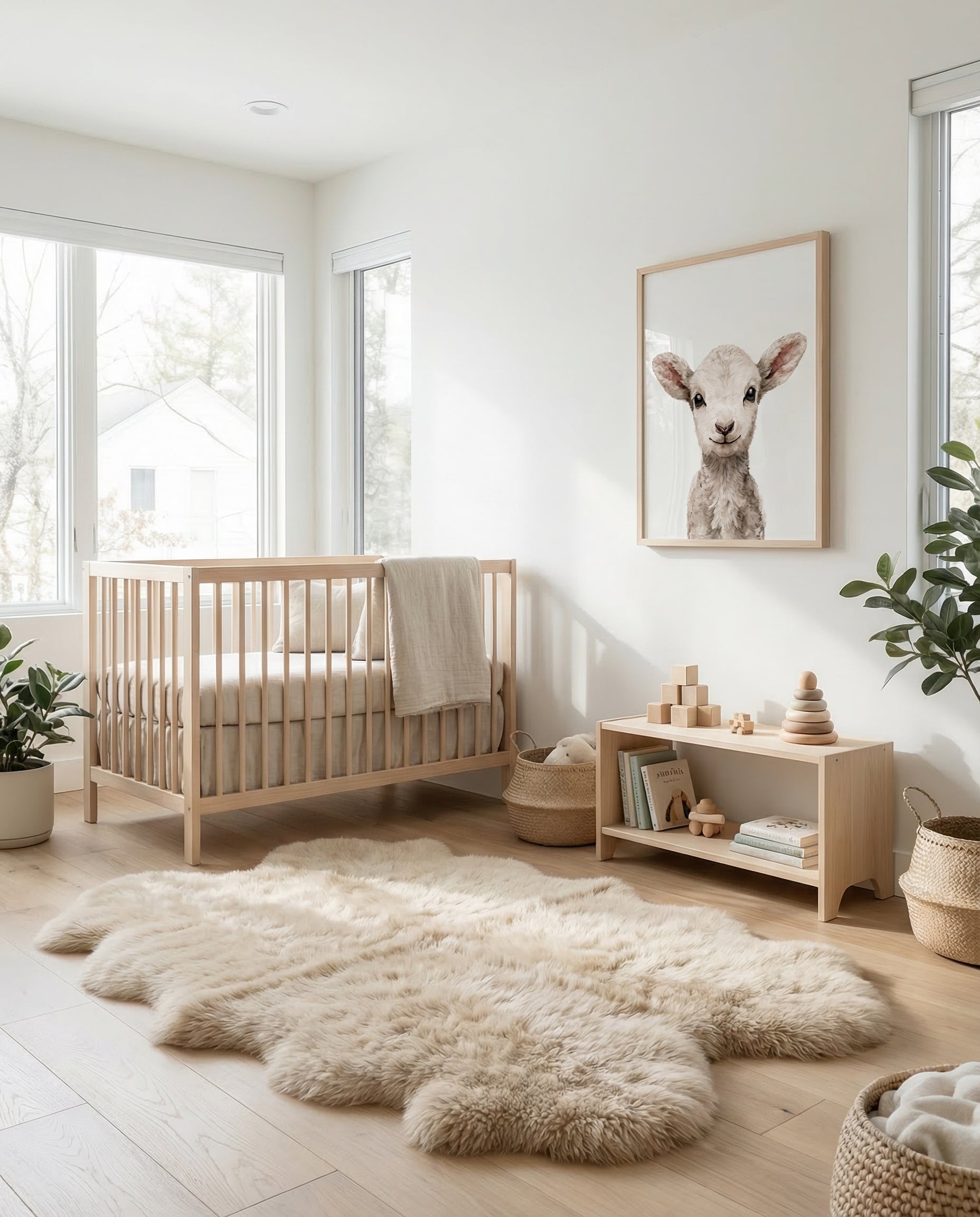 Das kleine Lämmchen | Kinderzimmer Poster
