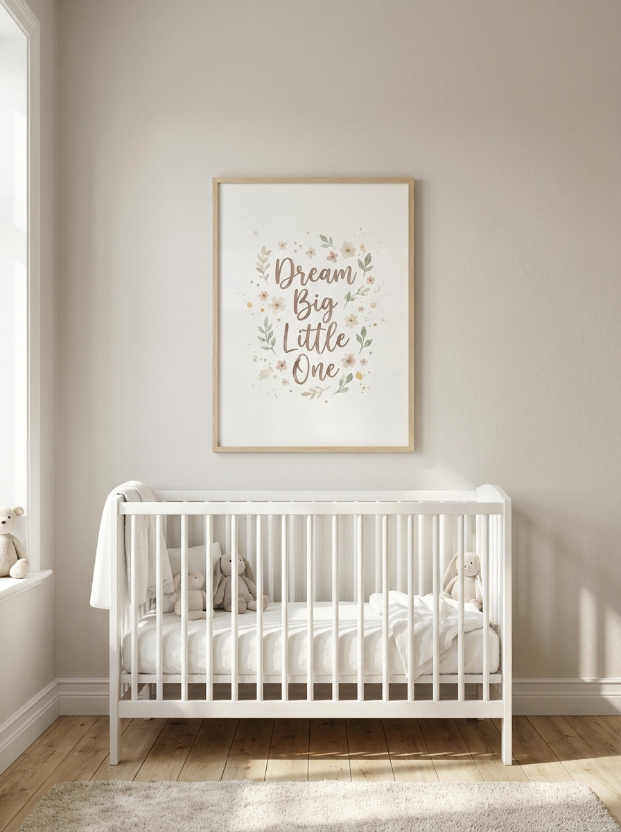 Dream Big Little One | Kinderzimmer Poster
