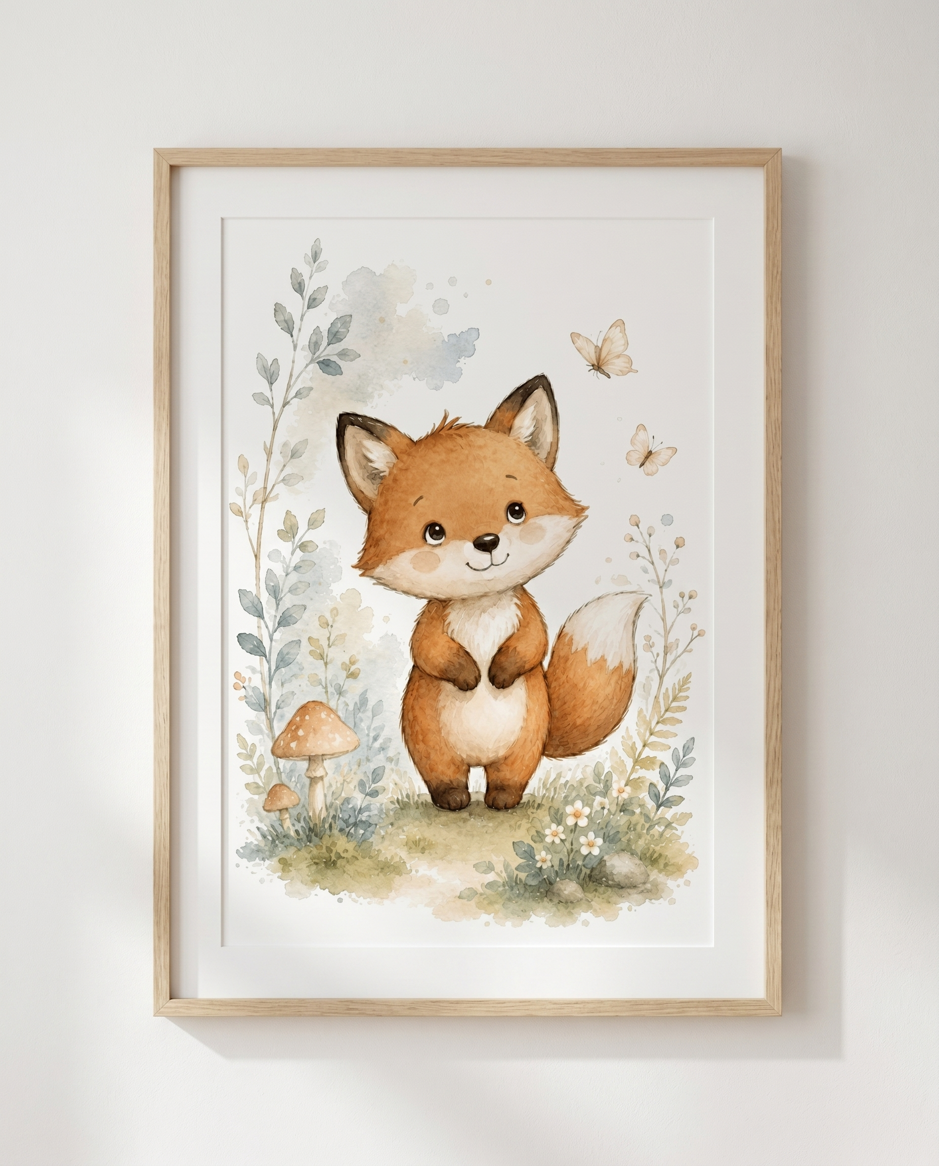 Kleiner Waldfuchs | Kinderzimmer Poster